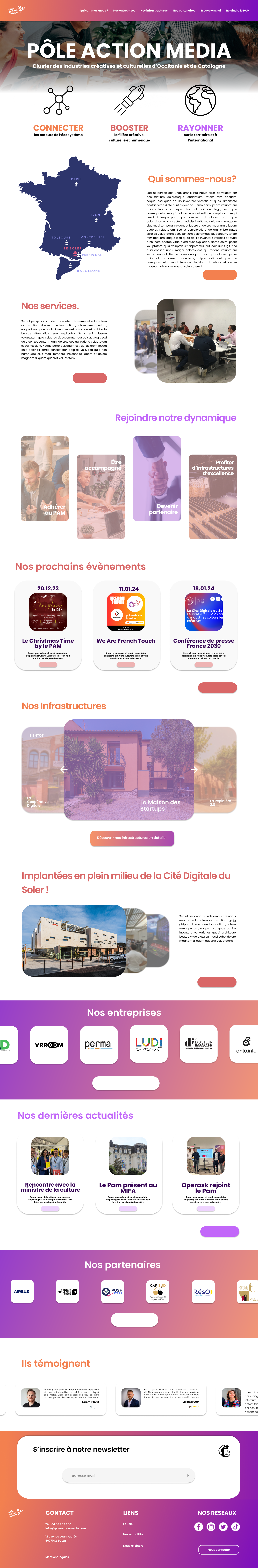 HOMEPAGE MAQUETTE