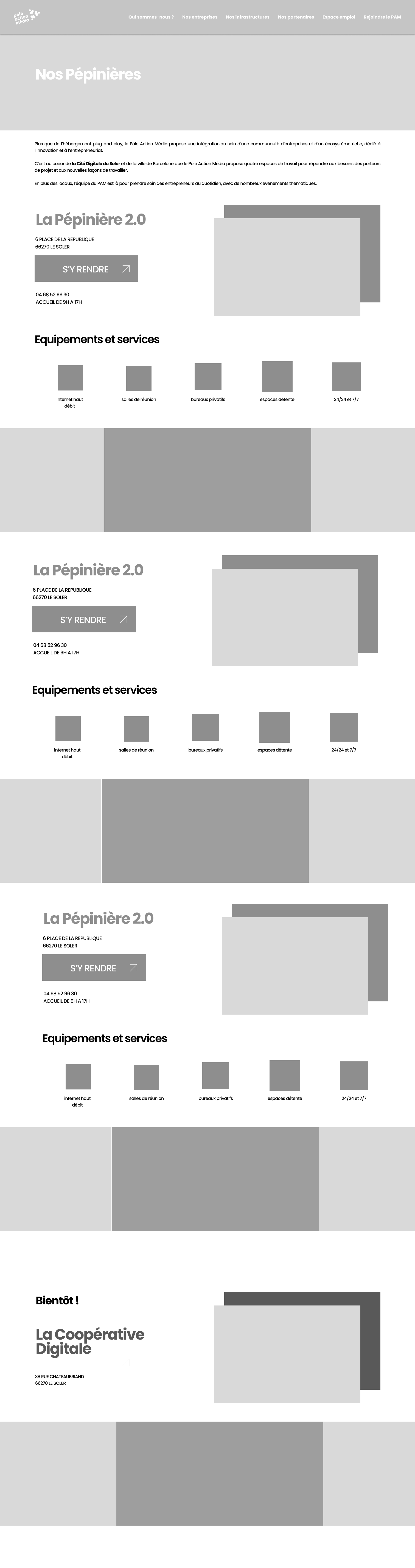 NOS PEPINIERES WIREFRAME